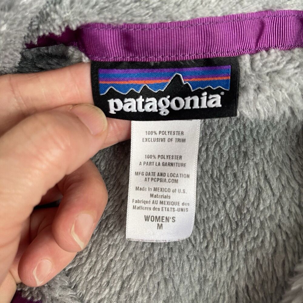 Patagonia Women's M Re‎ Tool Snap T Polartec Fleece Pullover Jacket Cozy Casual - Picture 8 of 13